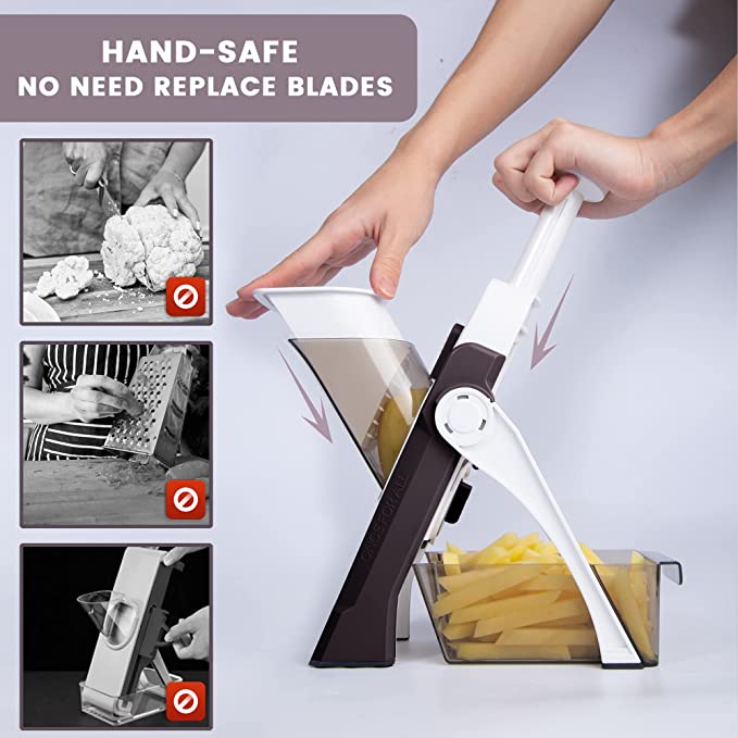 Mandoline Vegetable Slicer & Food Cutter