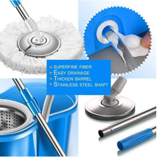 360° Spin Mop with Bucket