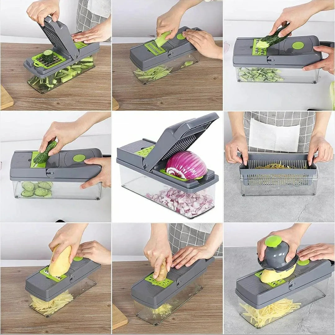 12-in-1 Multi-Function Vegetable Chopper