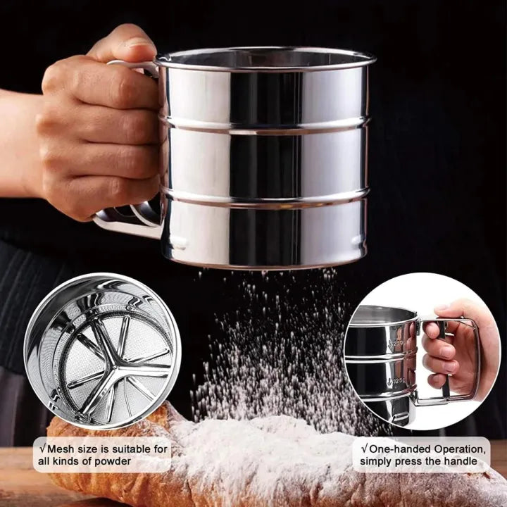 Premium Flour Sifter for Kitchen