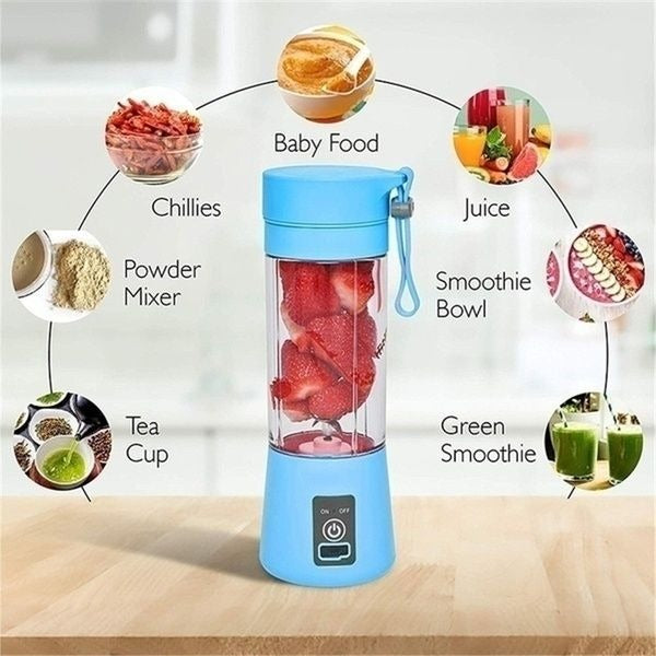Portable USB Juicer Blender – Mini Smoothie Maker
