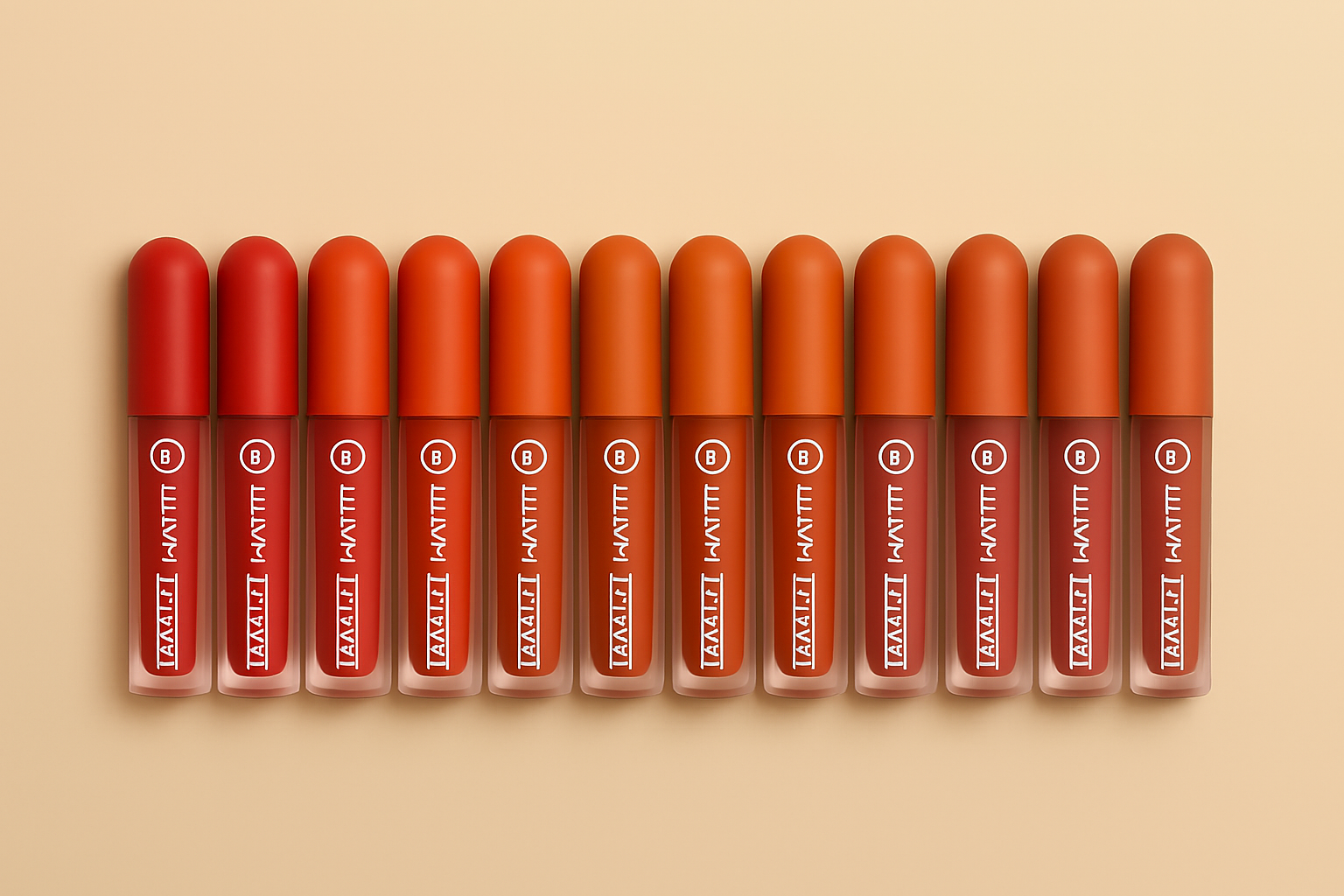 Nude Lip Gloss Set (12 Pcs) – Creamy & Long Wear