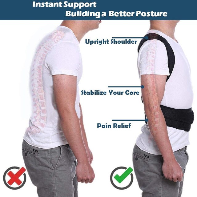 Adjustable Posture Corrector Belt – Back Support