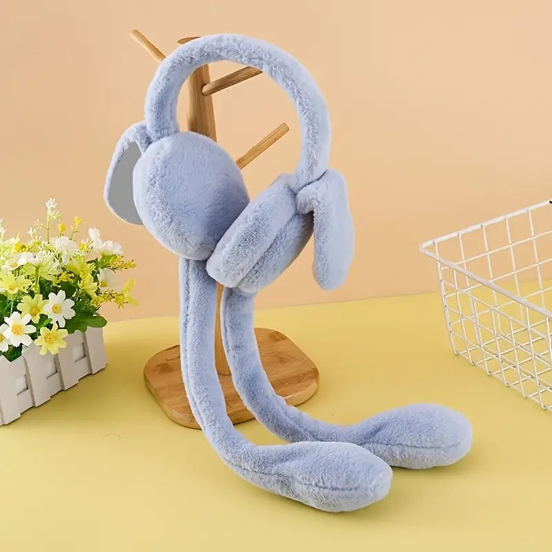 Plush Bunny Earmuffs – Cozy & Cute